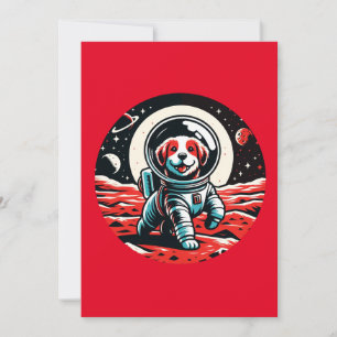 Mars Rover Pup Holiday Card