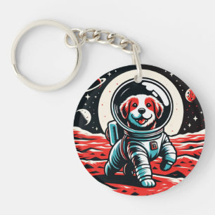 Mars Rover Pup Key Ring