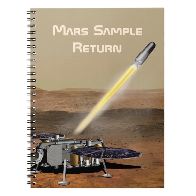 Mars Sample Return Mission Spiral Photo Notebook (Front)