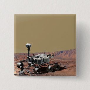 Mars Science Laboratory 15 Cm Square Badge