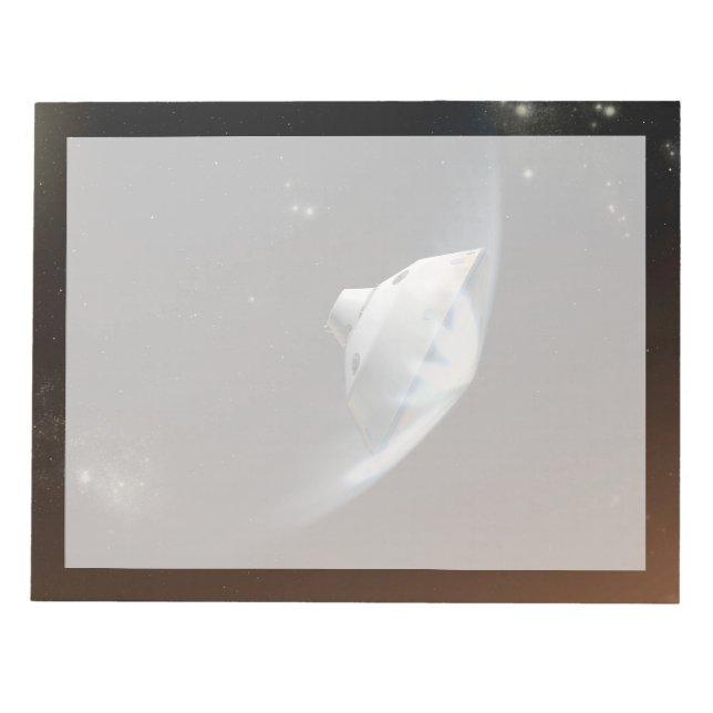 Mars Science Laboratory Aeroshell Capsule 2 Notepad (Front)