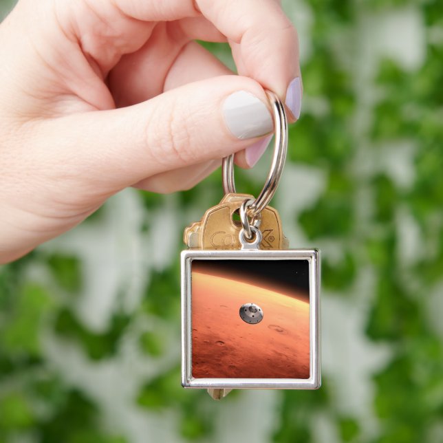 Mars Science Laboratory Approaching Mars. Key Ring (Hand)