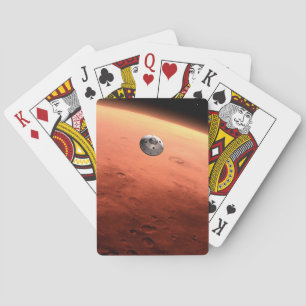 Mars Science Laboratory Approaching Mars. Playing Cards