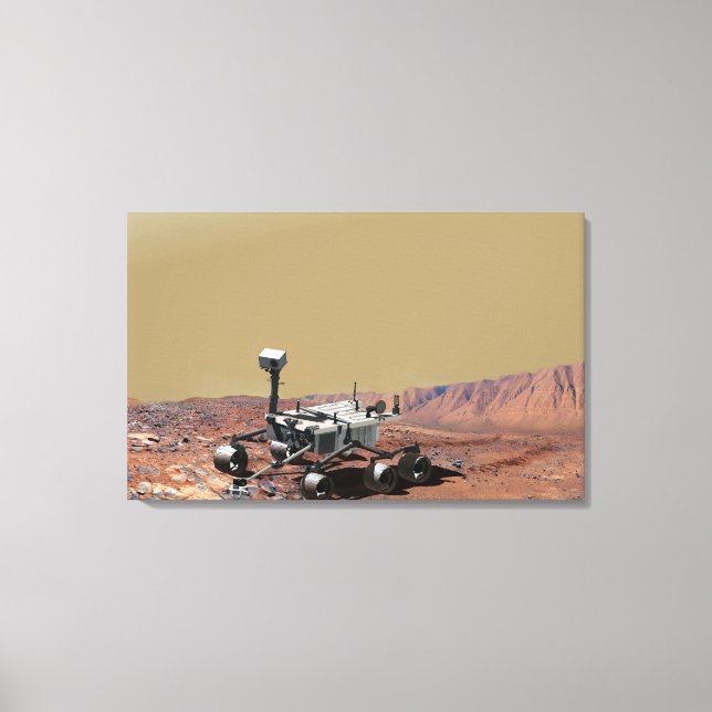 Mars Science Laboratory Canvas Print (Front)