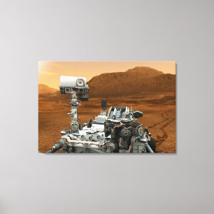 Mars Science Laboratory Curiosity Rover. 3 Canvas Print