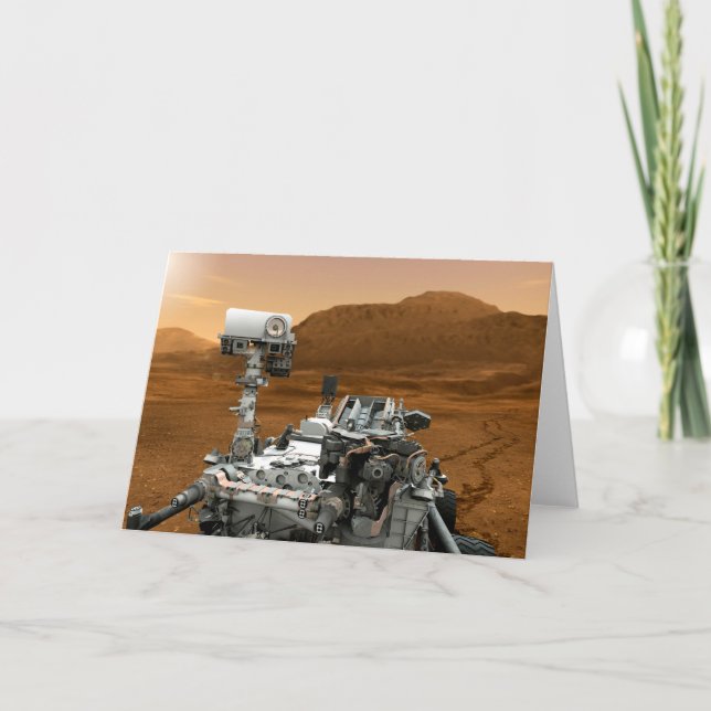 Mars Science Laboratory Curiosity Rover. 3 Card (Front)