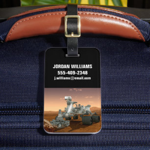Mars Science Laboratory Curiosity Rover. 4 Luggage Tag