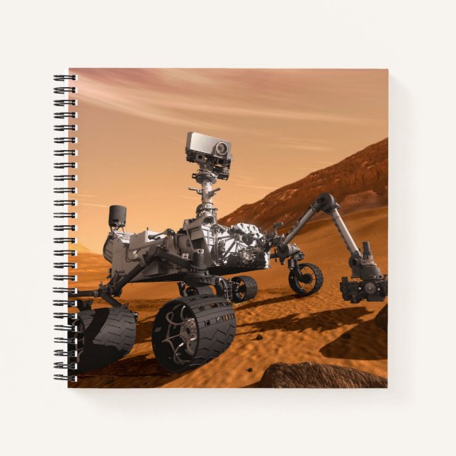 Mars Science Laboratory Curiosity Rover. Notebook (Front)