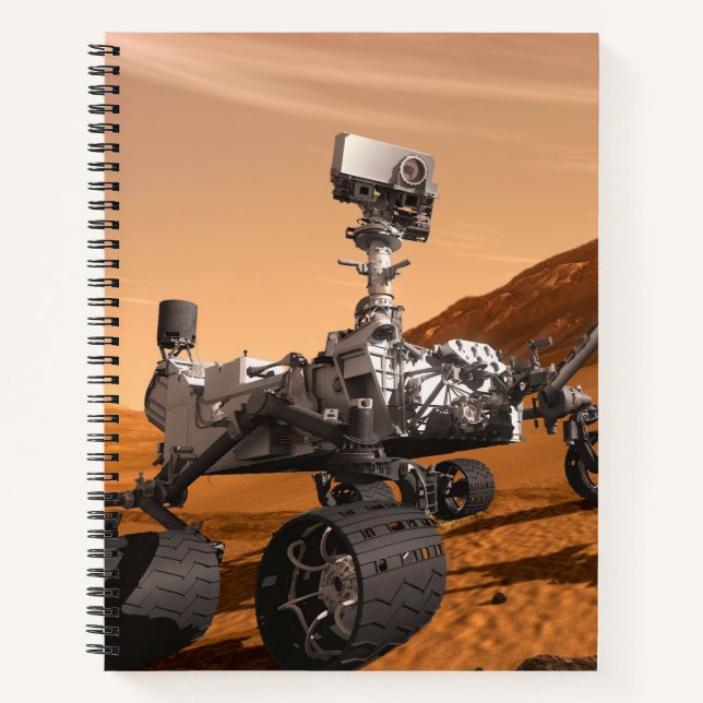 Mars Science Laboratory Curiosity Rover. Notebook (Front)