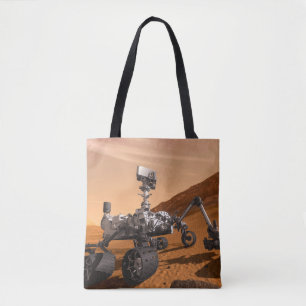 Mars Science Laboratory Curiosity Rover. Tote Bag