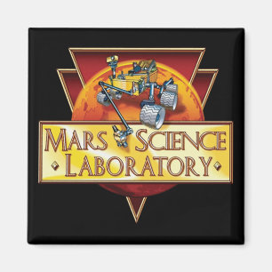 Mars Science Laboratory Mission Logo Magnet