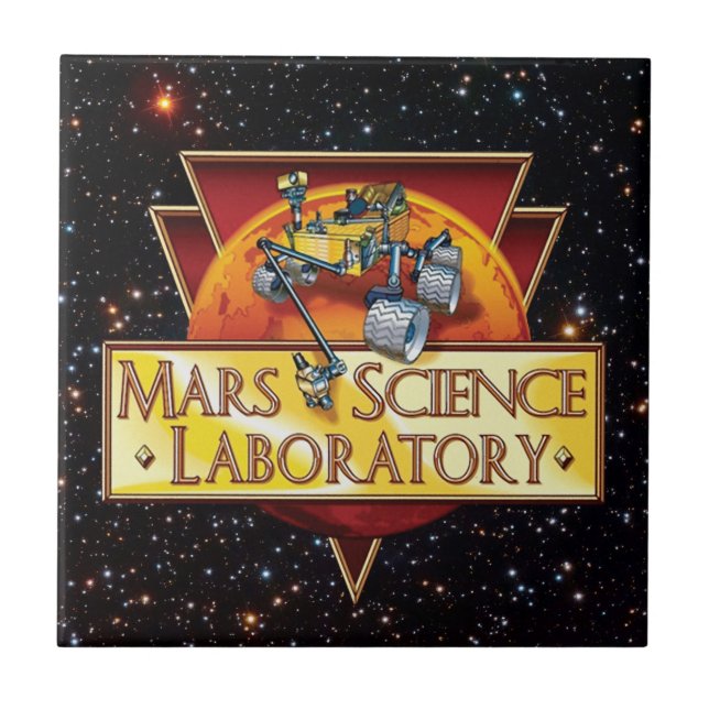 Mars Science Laboratory Mission Logo Tile (Front)