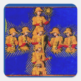 Mars souls in Paradise - Dante Square Sticker