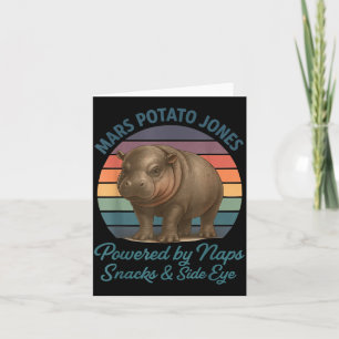 Mars Tato Jones Wered By Naps Snacks Side Eye Retr Card