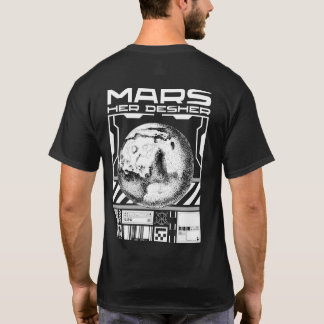 Mars tee for space worms with best quality fabric 
