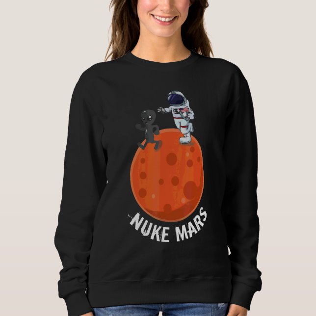 Mars Tee Solar System Planet Nuke Mars (Front)