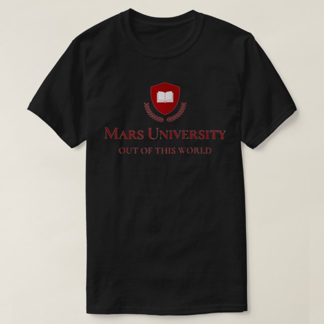 Mars University  Mars Athletics  Occupy Mars Zip  T-Shirt (Design Front)