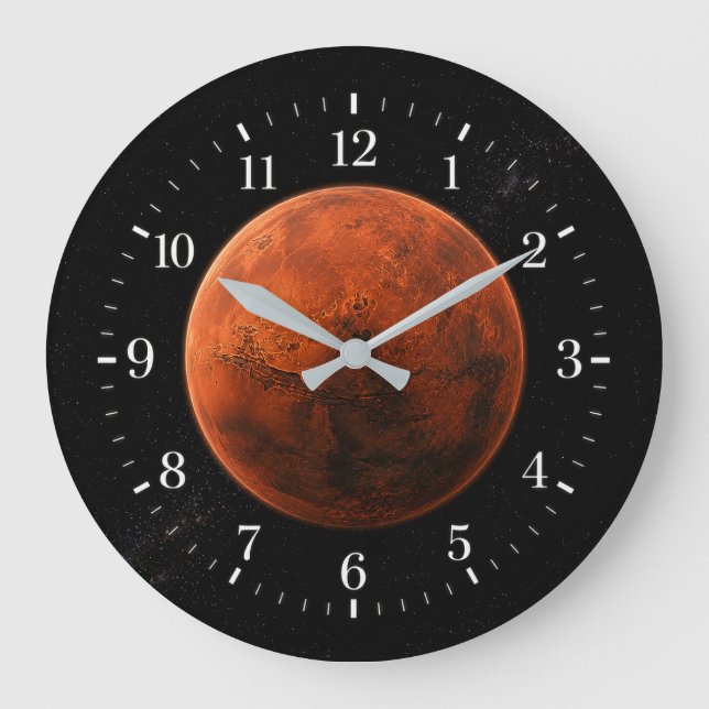 Mars Watch 2026 Version Large Clock (Front)