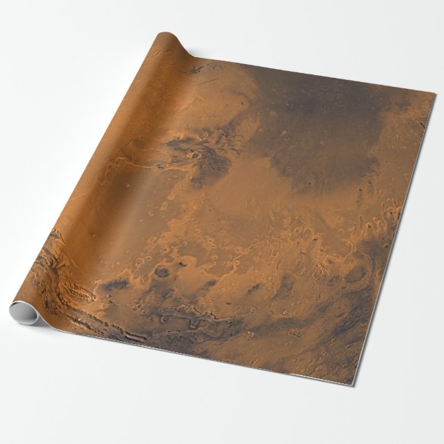 MARS WRAPPING PAPER (Unrolled)