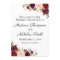 Marsala and Pink Floral Wedding Reception Programs