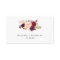 Marsala Burgundy Floral rsvp website card