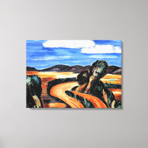 Marsden Hartley - Landscape, New Mexico Canvas Print