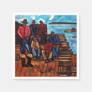Marsden Hartley Lobster Fishermen Napkin