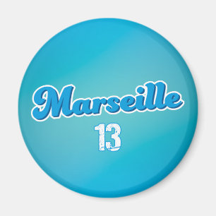 Marseille 13 France Magnet