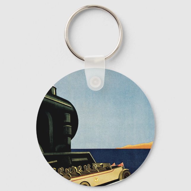 Marseille ~ Cote D'Azur Key Ring (Front)