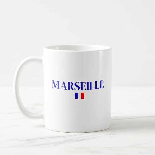 MARSEILLE France Coffee Mug (Left)