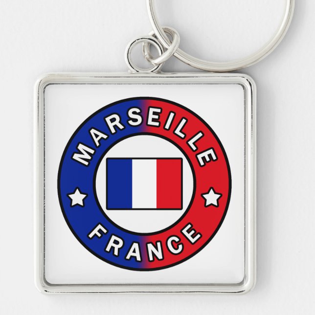 Marseille France Key Ring (Front)