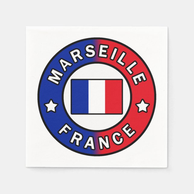 Marseille France Napkin (Front)