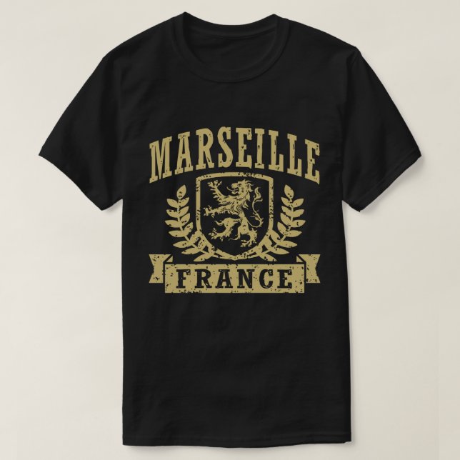 Marseille France T-Shirt (Design Front)