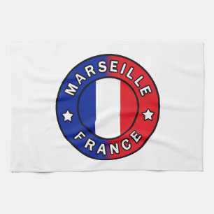 Marseille France Tea Towel