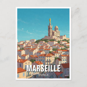 Marseille France Travel Postcard