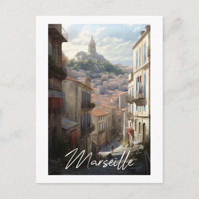 Marseille - illustration postcard (Front)