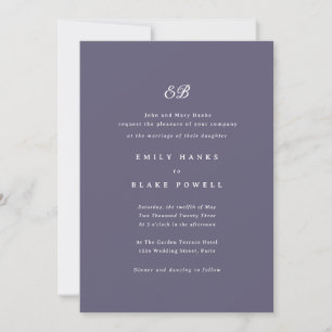 Marseille Wedding Invitation