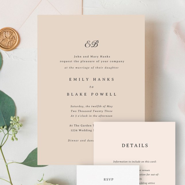Marseille Wedding Invitation (Creator Uploaded)