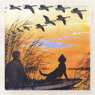 Marsh by Paul Bransom Glass Coaster