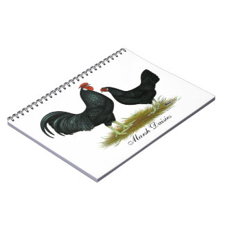 Marsh Daisy Chickens Spiral Notebook