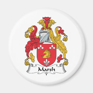 Marsh Family Crest Magnet