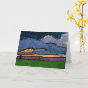 Marsh Landscape with a Mill Emil Nolde Card