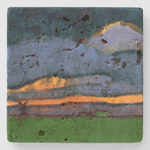 Marsh Landscape with a Mill Emil Nolde Stone Coaster