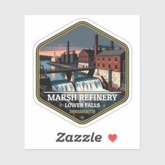 Marsh Refinery Lower Falls Innsmouth Vintage Trave