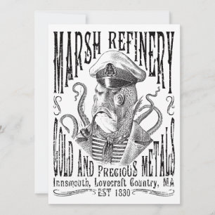 Marsh Refining Company Innsmouth Lovecraft Invitation