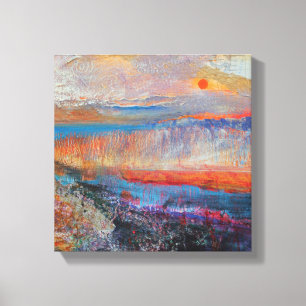 Marsh Sunset 2013 Canvas Print