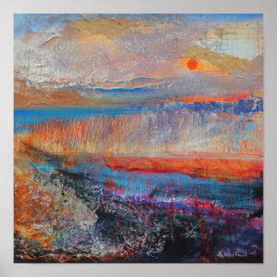 Marsh Sunset 2013 Poster