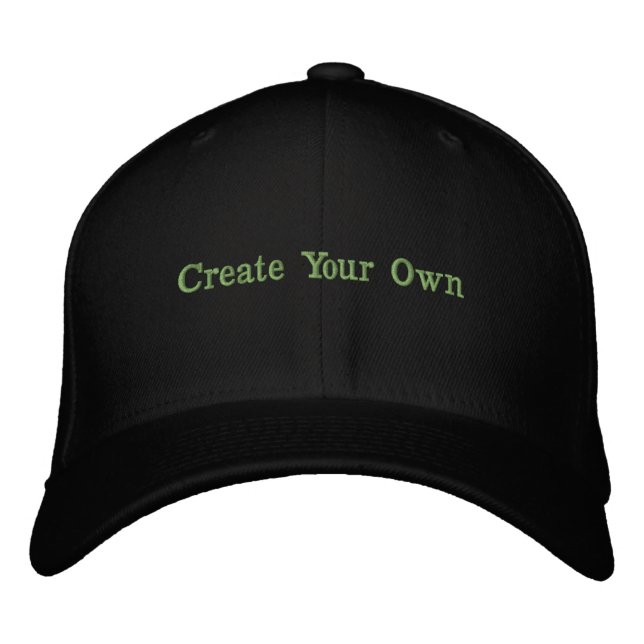 Marsh Text Colour Create Your Own Text  Embroidered Hat (Front)