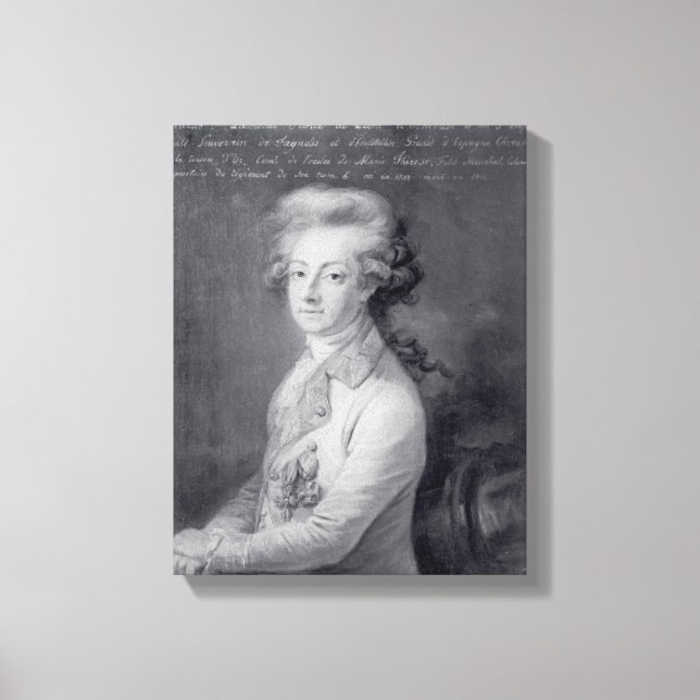 Marshal Charles-Joseph  Prince de Ligne Canvas Print (Front)