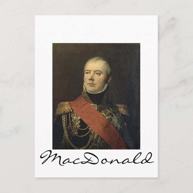 Marshal MacDonald Postcard (Front)